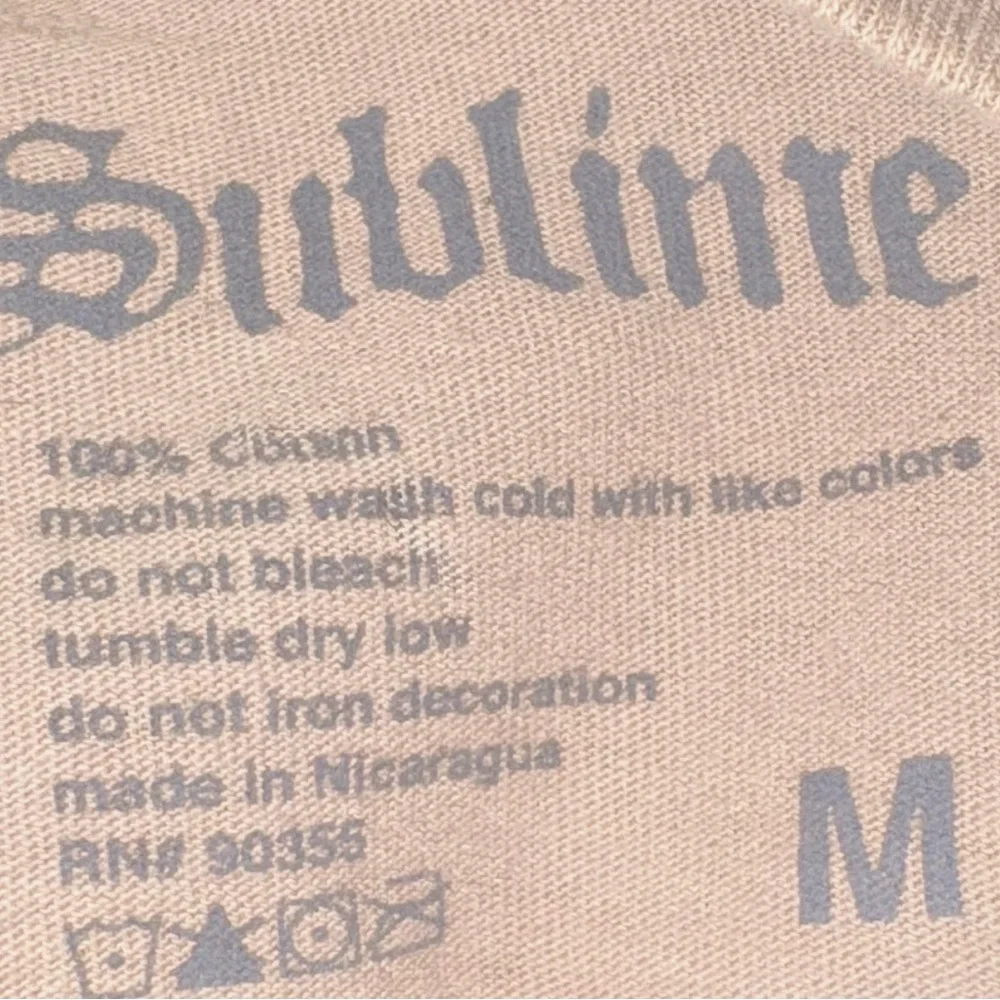 NEW! Sublime Graphic T-Shirt in Beige & Brown - Picture 3 of 3